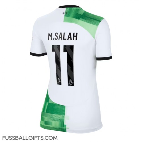 Liverpool Mohamed Salah #11 Fußballbekleidung Auswärtstrikot Damen 2023-24 Kurzarm